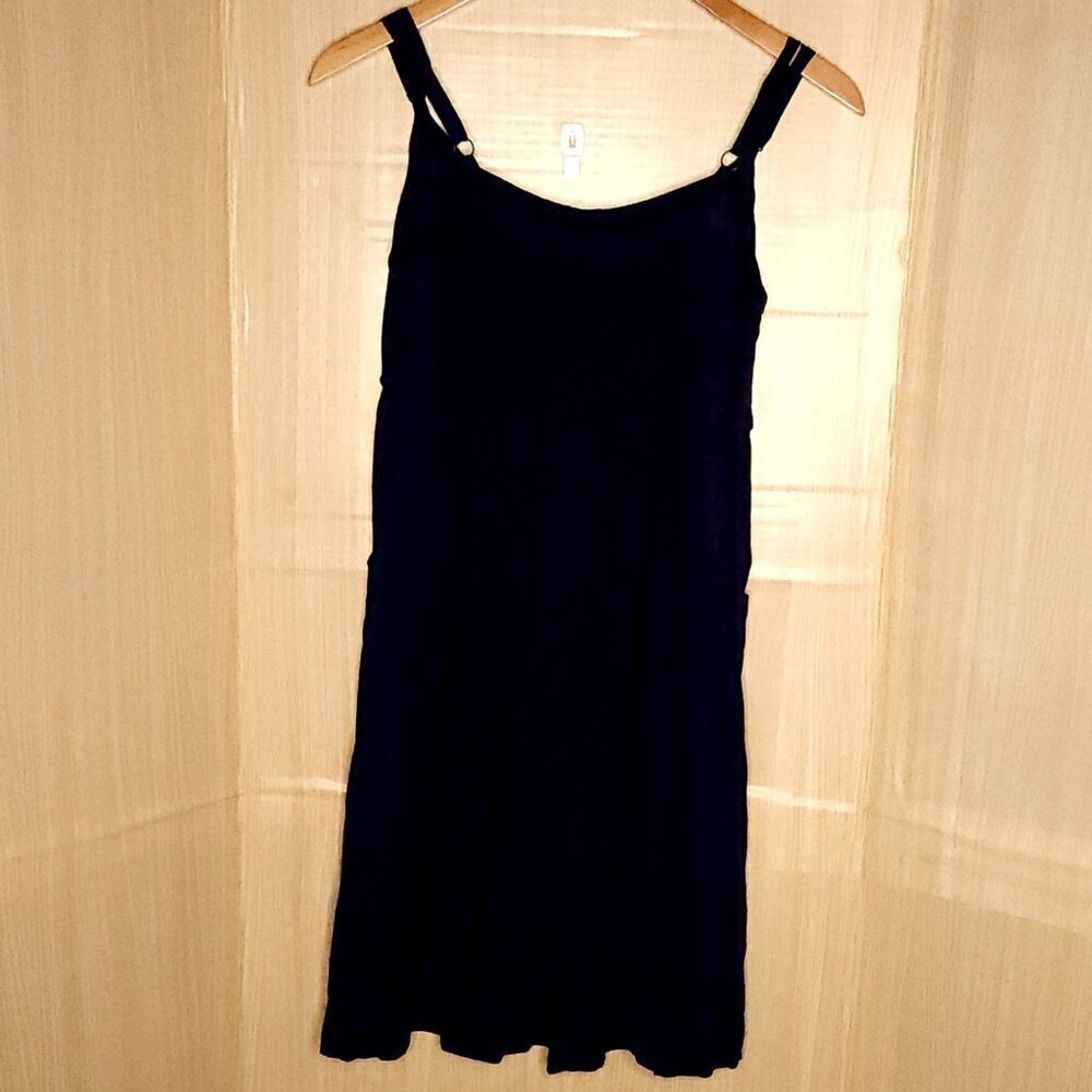 Torrid Womens Navy Blue Flowy Adjustable Strap Midi Sundress 2X - Picture 2 of 7